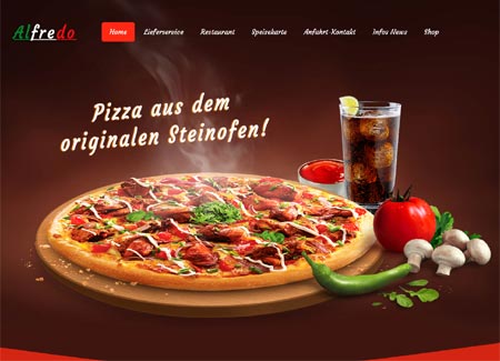 Webdesign für Restaurants. Beispiel Pizzeria, Ristorante